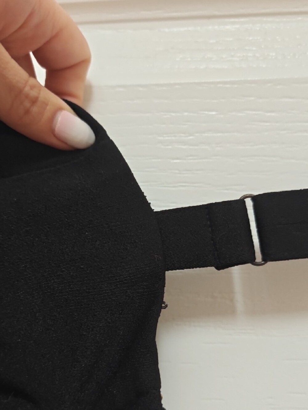 Modcloth Black Cross-Strap Mini Dress - Picture 8 of 8